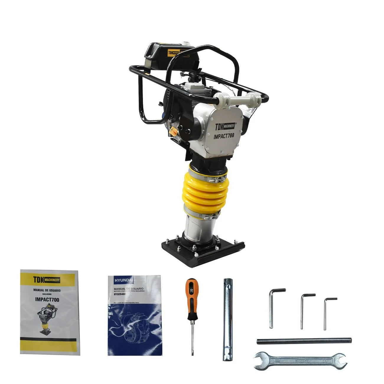 Compactadora Bailarina Impact700 · Motor Korei 4 HP · Nueva